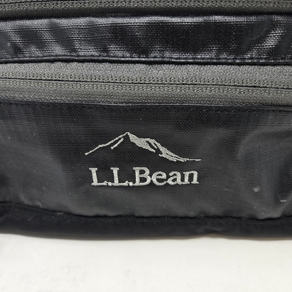 L.L.BEAN TRAVEL LOT 2 TOILETRY KITS BLACK POUCH CASE ORANGE HANGING BAG UNISEX - Picture 10 of 16